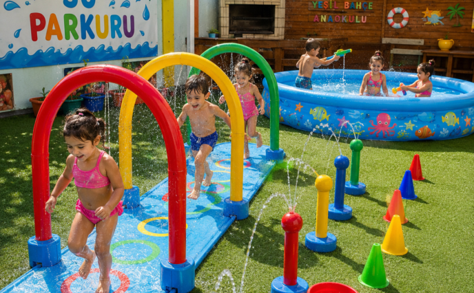 💧 Su Parkuru & Havuz Eğlencesi